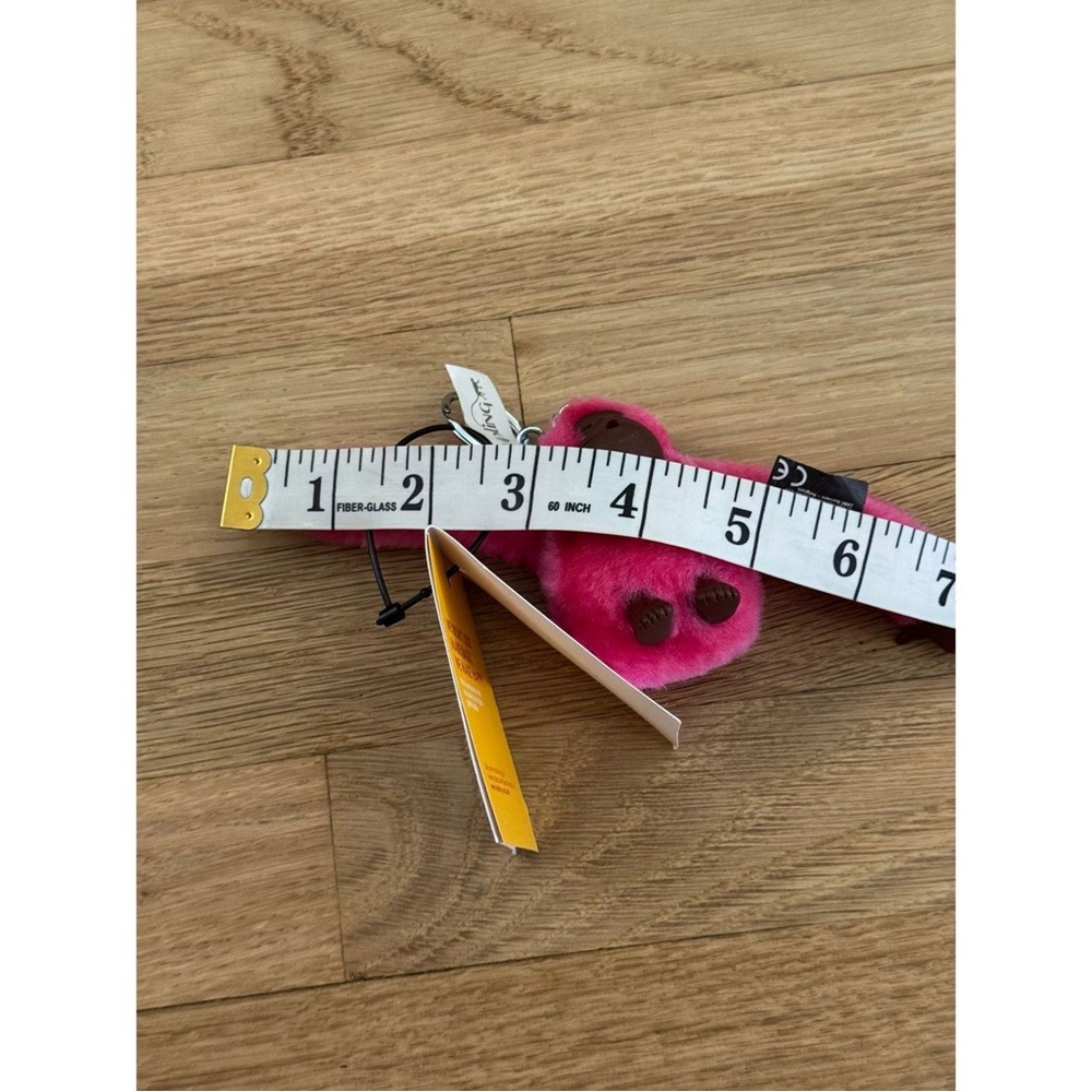 Kipling Fuchsia Hydrangea Sven Monkey Key Chain - Picture 7 of 11